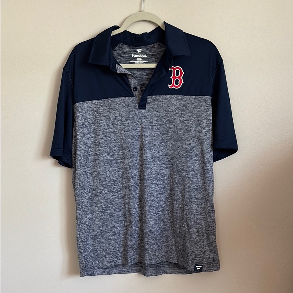 FANATICS: Boston Red Sox Men's Heathered Navy Polo Shirt